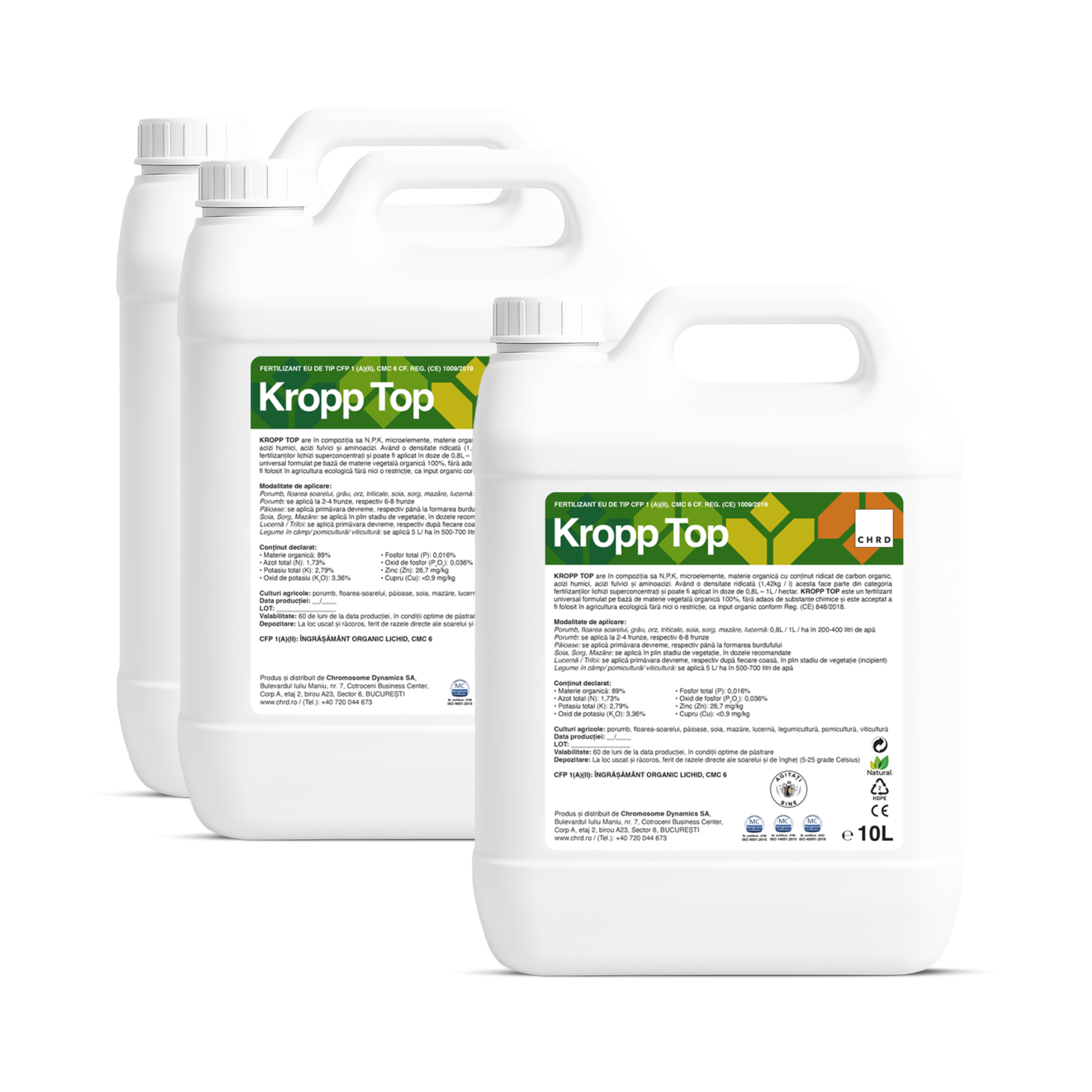 (2+1 GRATIS) KROPP TOP, Fertilizant lichid universal