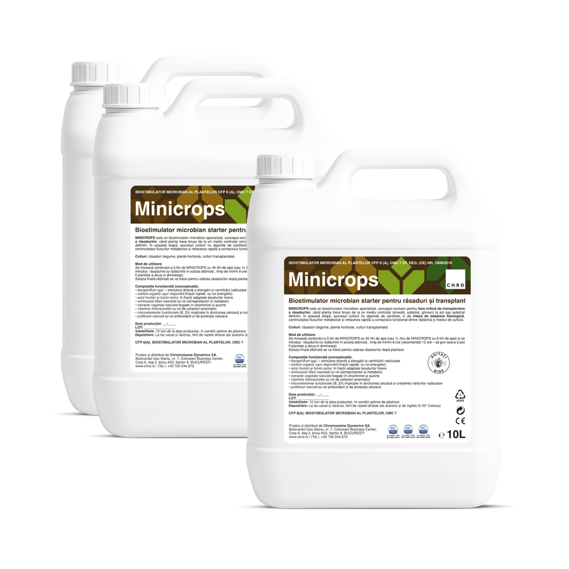 (2+1 GRATIS) MINICROPS, Agent de înrădăcinare și transplantare pentru răsaduri