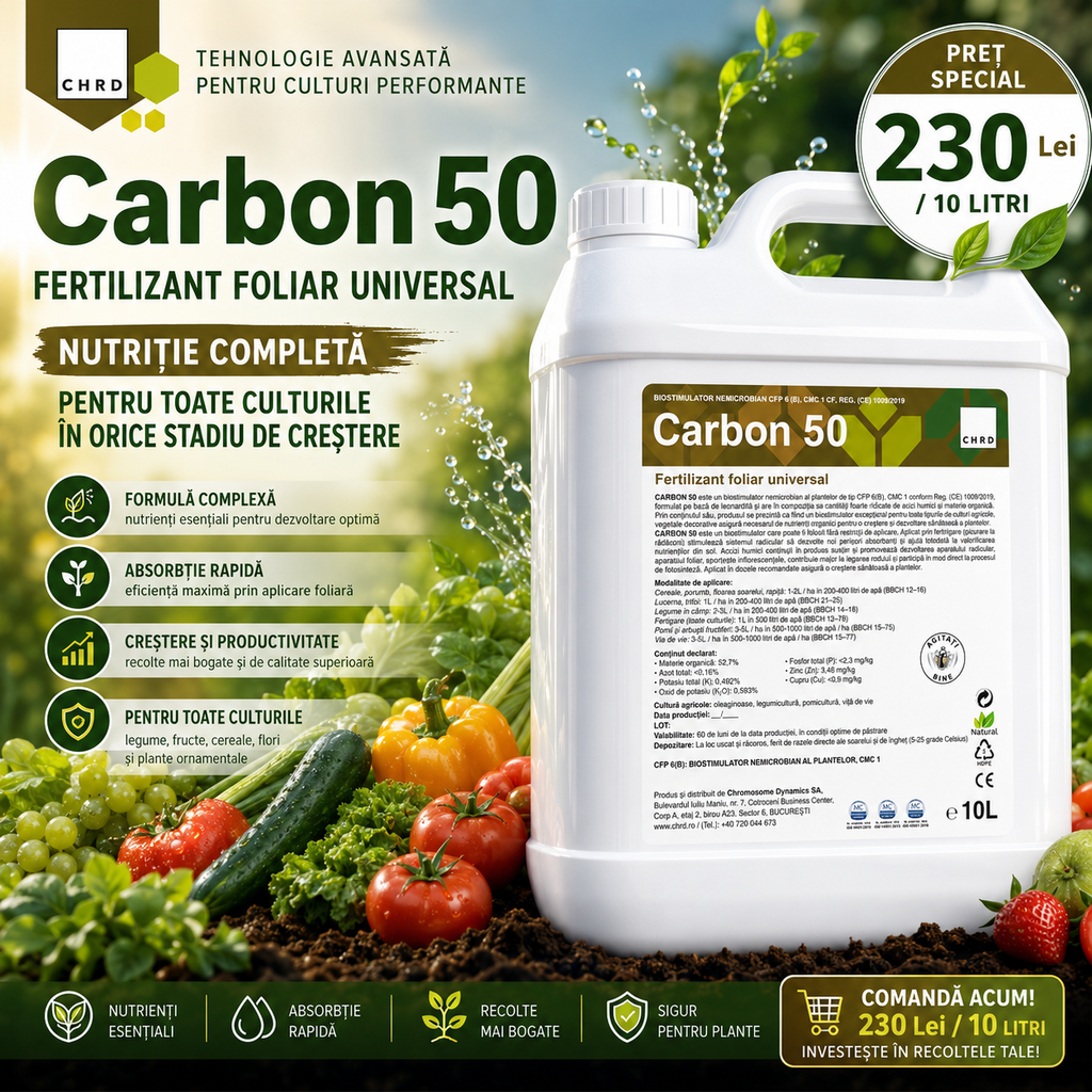 CARBON 50, Biostimulator nemicrobian universal