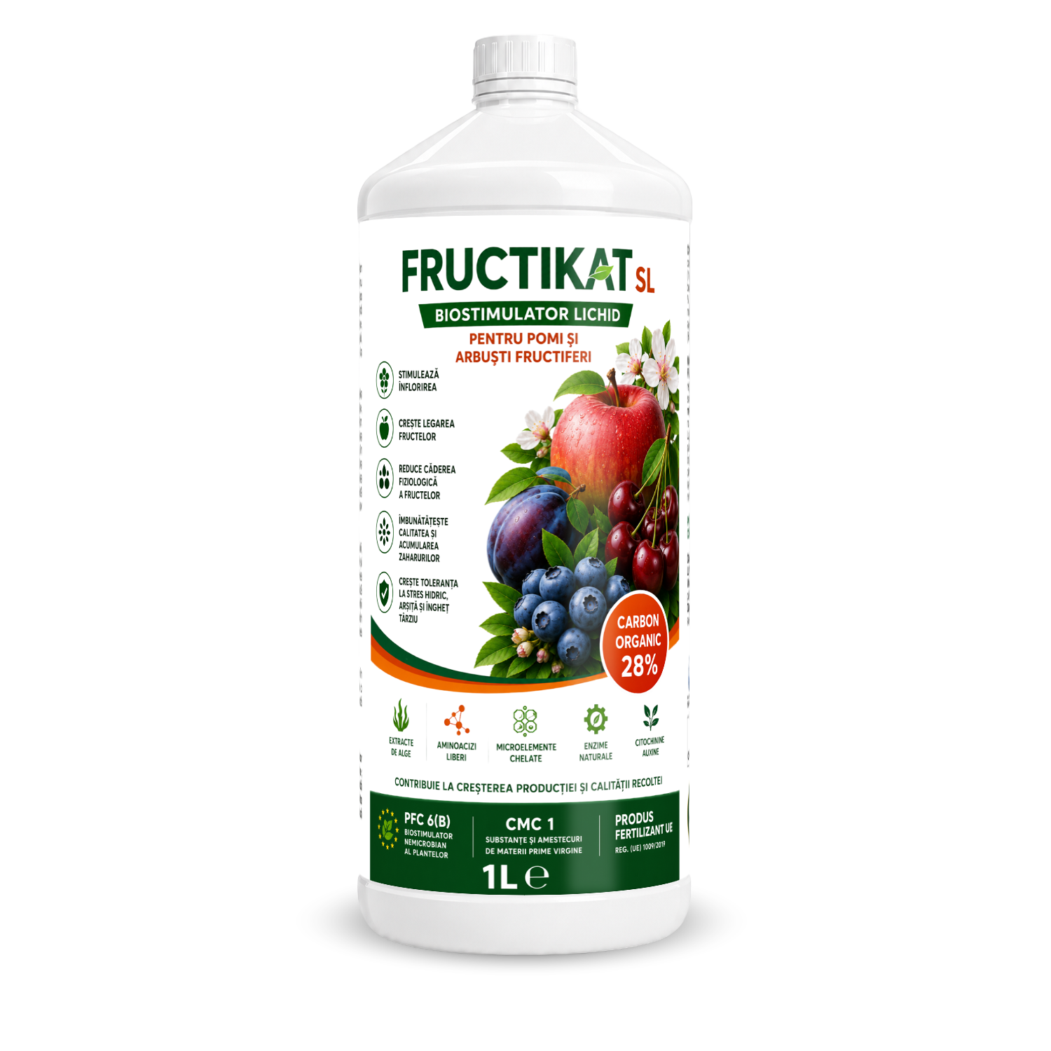 FRUCTIKAT SL, Biostimulator lichid pentru pomi și arbuști fructiferi