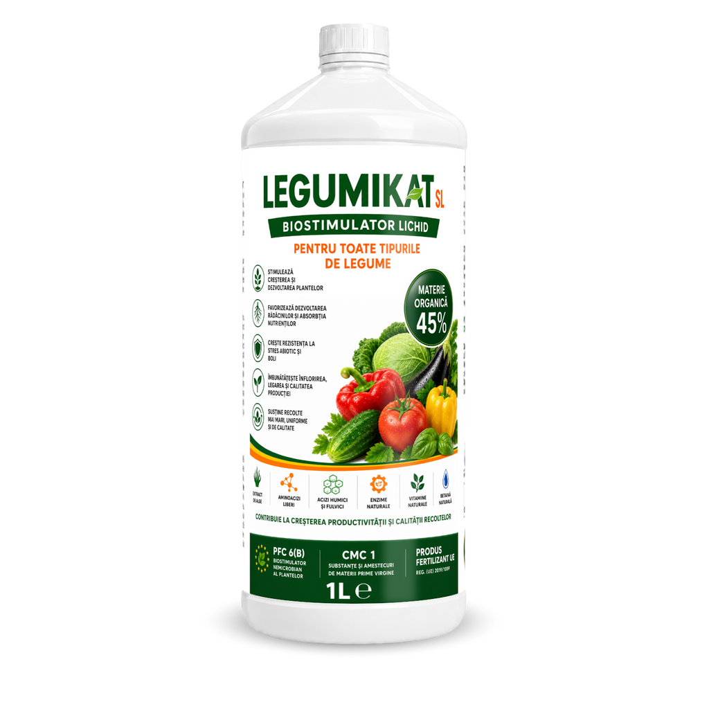LEGUMIKAT, Biostimulator universal pentru toate culturile legumicole