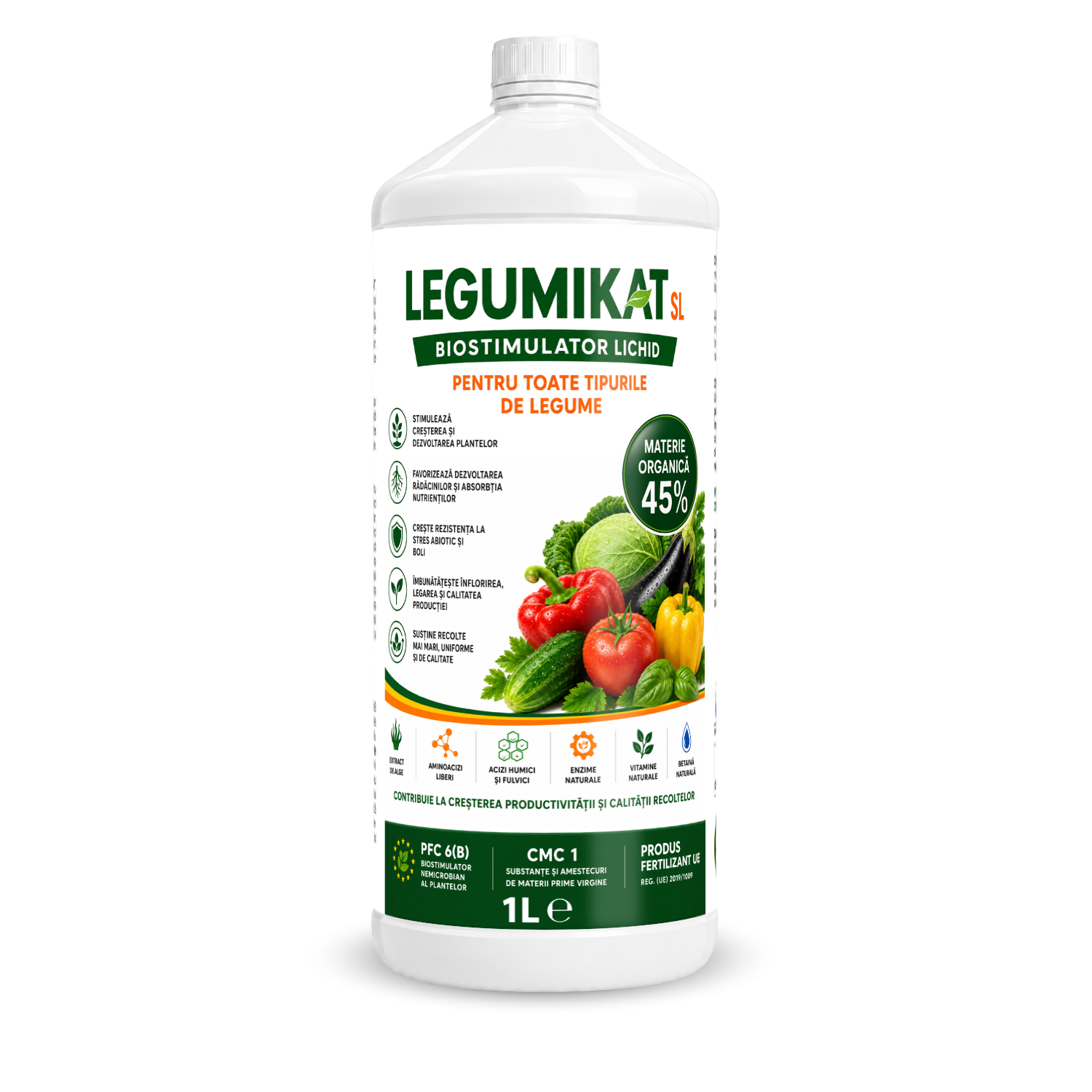 LEGUMIKAT, Biostimulator universal pentru toate culturile legumicole