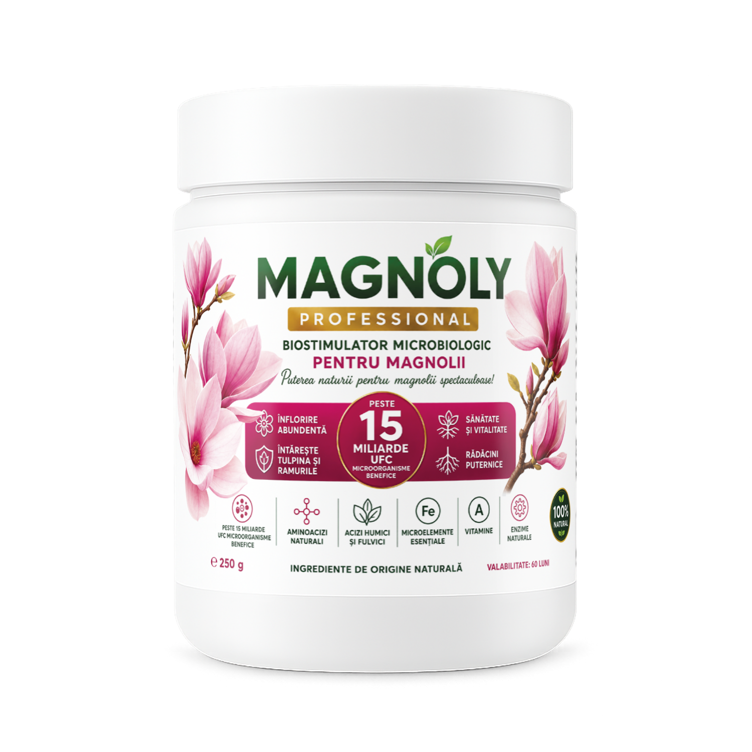 MAGNOLY PROFESSIONAL, Biostimulator microbian premium pentru magnolii