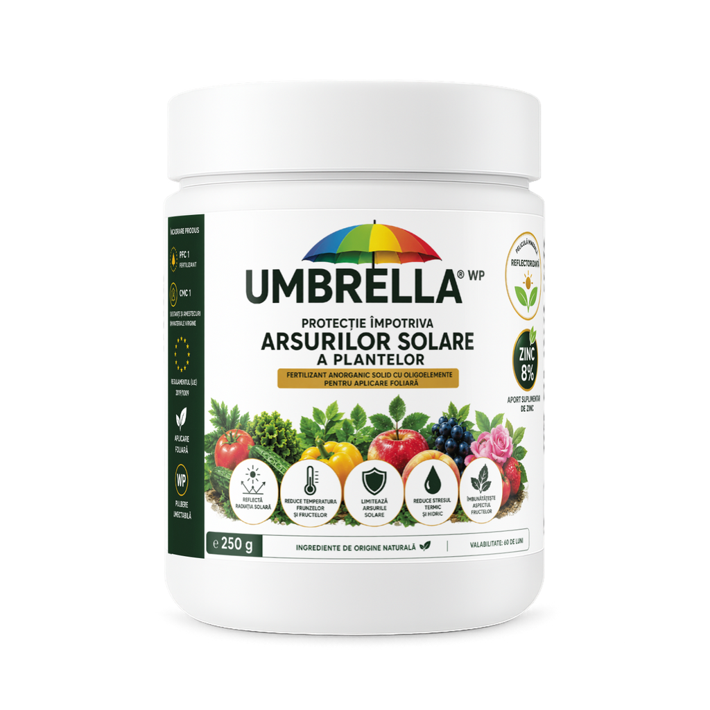 UMBRELLA WP, Fertilizant anorganic pentru reducerea stresului termic și a arsurilor solare