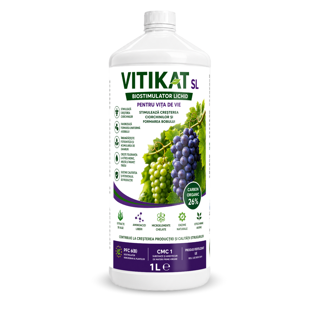 VITIKAT SL, Biostimulator lichid pentru vița-de-vie